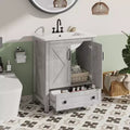 Meuble-lavabo avec vasque en céramique Meuble-lavabo de salle de bain moderne sur pied
