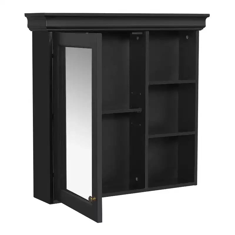 Armoire à pharmacie murale avec miroir et organisateur de rangement