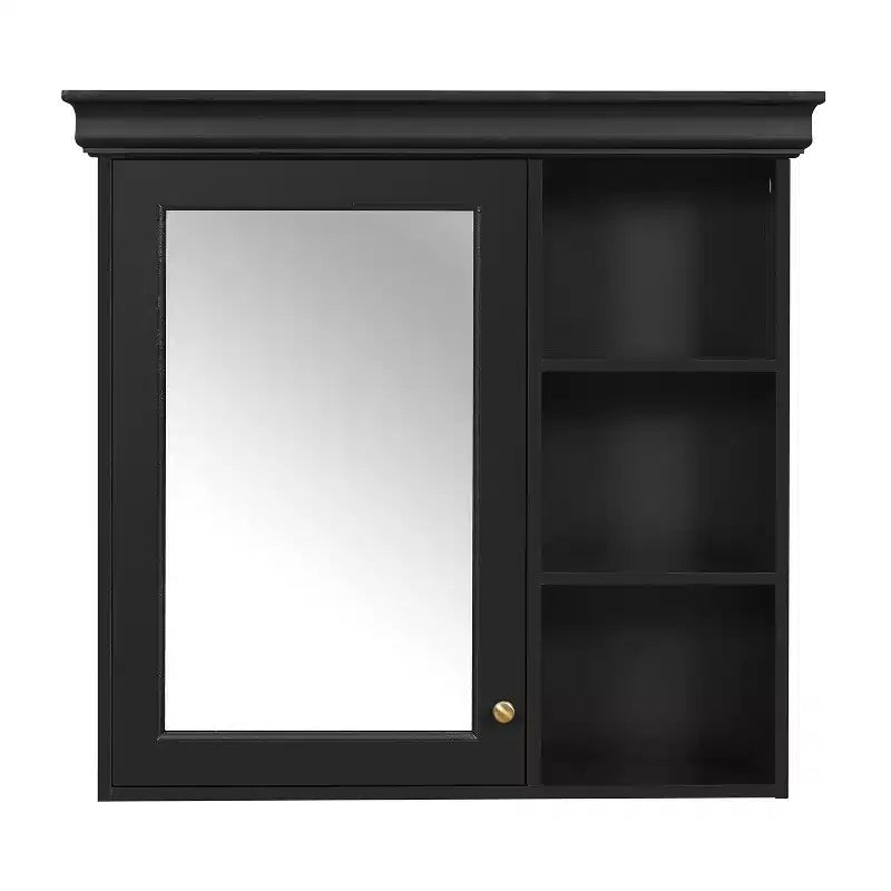 Armoire à pharmacie murale avec miroir et organisateur de rangement