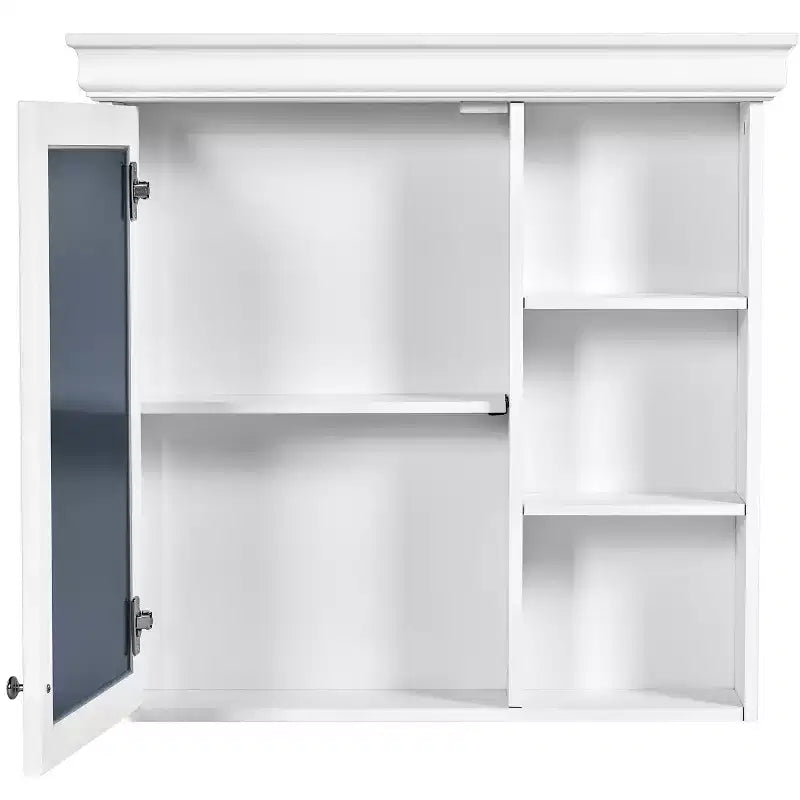 Armoire à pharmacie murale avec miroir et organisateur de rangement