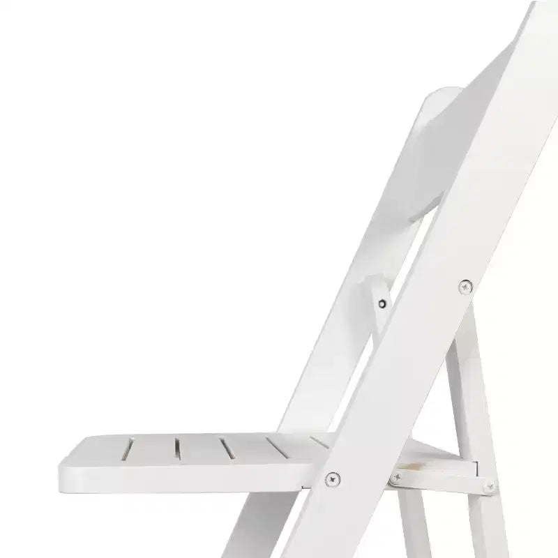 Chaise de salle à manger en bois massif au design pliable et à la finition élégante