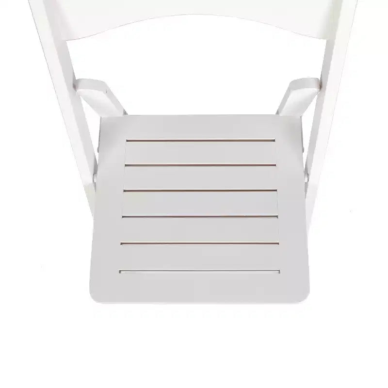 Chaise de salle à manger en bois massif au design pliable et à la finition élégante