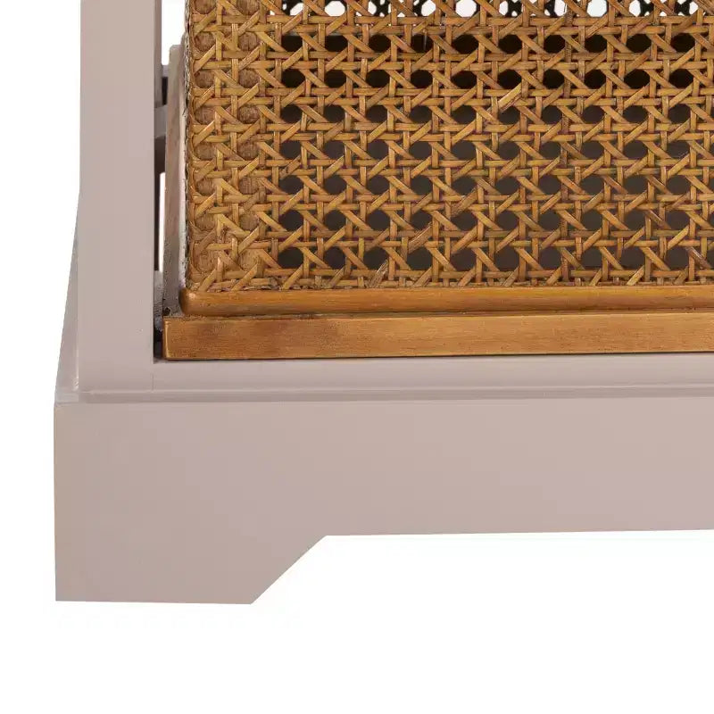 Meuble de rangement en rotin à quatre tiroirs