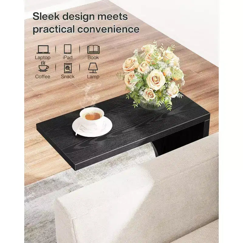 Table d'appoint en C pour canapé