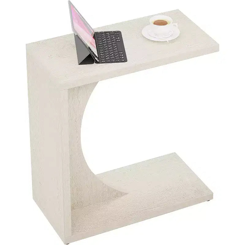 Table d'appoint en C pour canapé