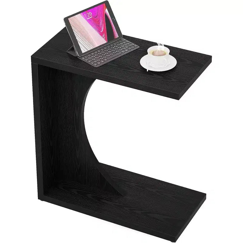 Table d'appoint en C pour canapé