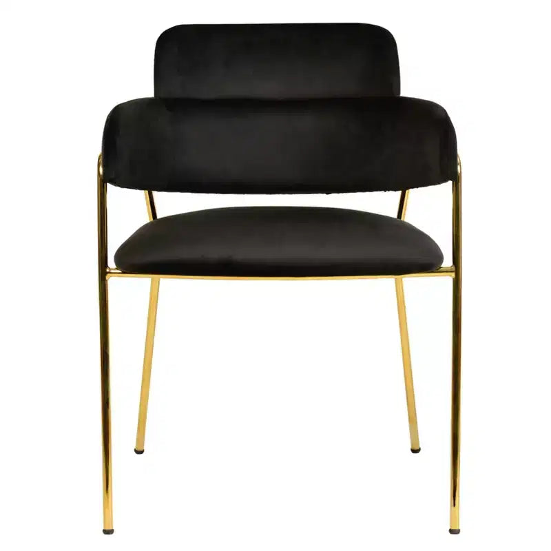 Chaise de salle à manger moderne tapissée