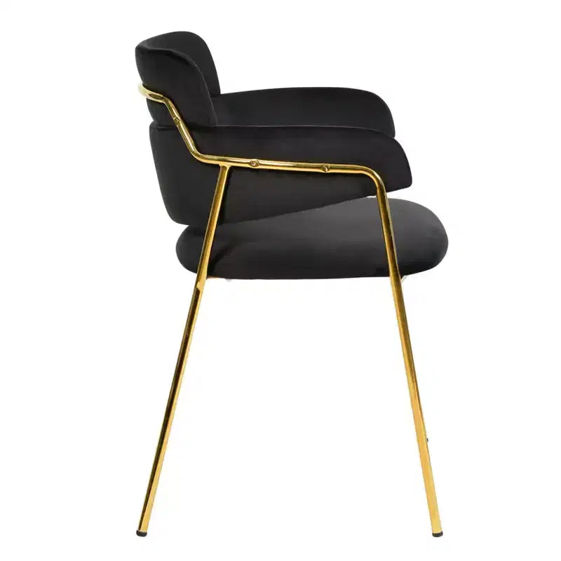 Chaise de salle à manger moderne tapissée