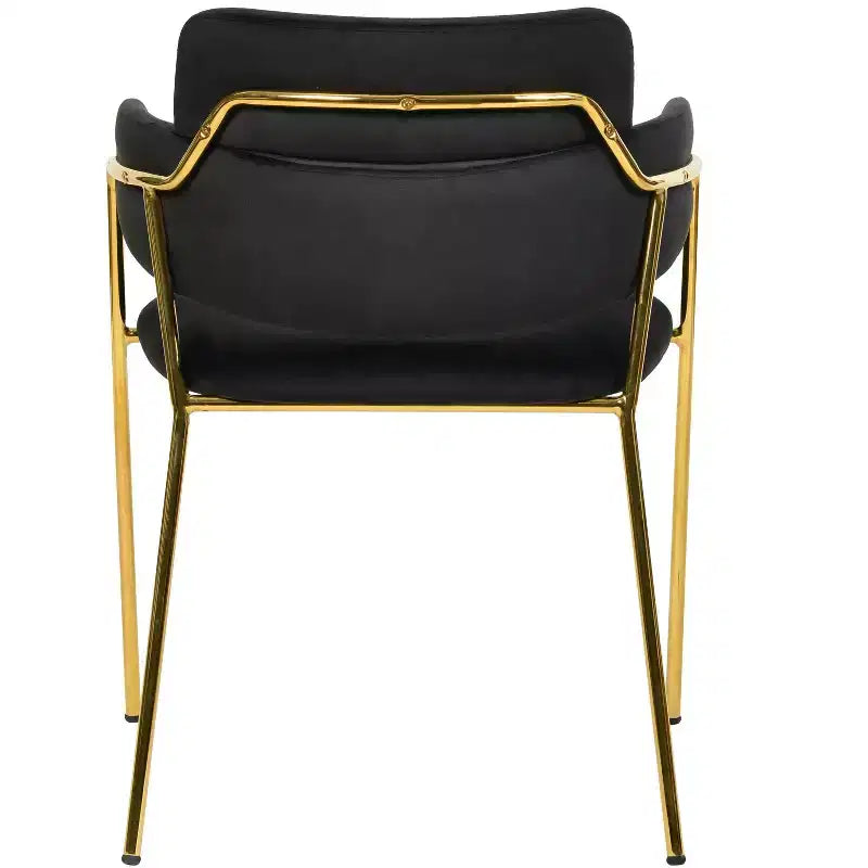 Chaise de salle à manger moderne tapissée