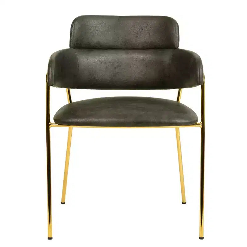 Chaise de salle à manger moderne tapissée