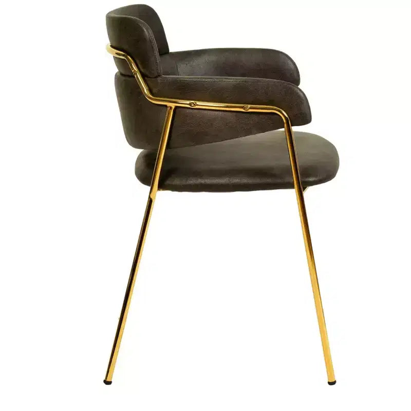 Chaise de salle à manger moderne tapissée