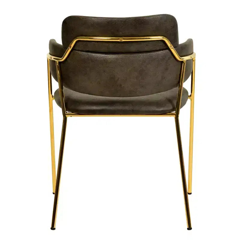Chaise de salle à manger moderne tapissée