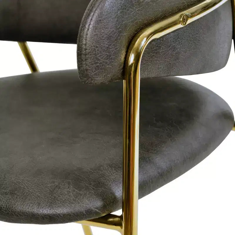 Chaise de salle à manger moderne tapissée