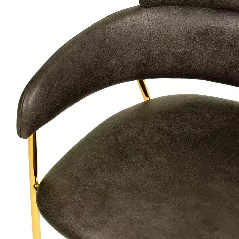 Chaise de salle à manger moderne tapissée
