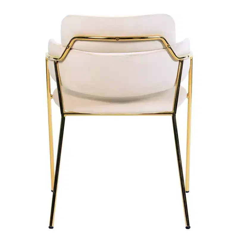 Chaise de salle à manger moderne tapissée