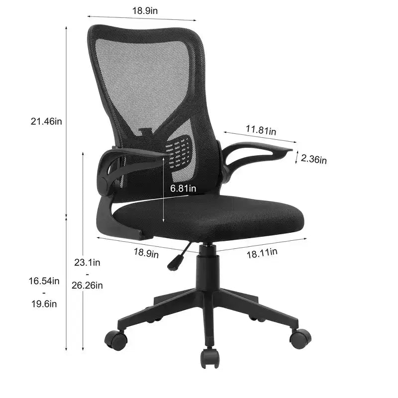 Chaise de bureau à dossier en maille