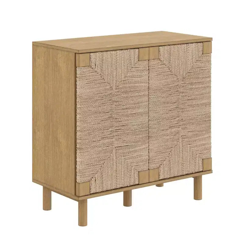 Lot de 2 consoles Beacon en jonc de mer avec portes