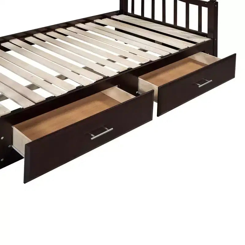 Lit de repos en bois taille double