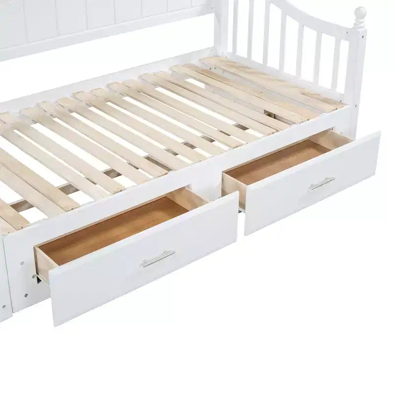 Lit de repos en bois taille double
