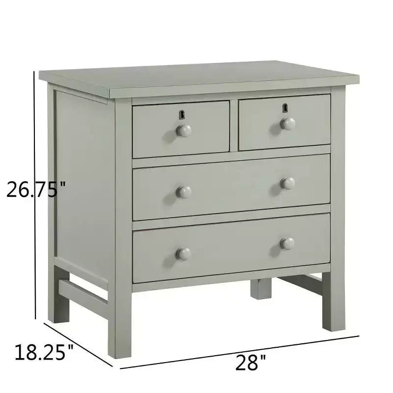 Table de chevet 4 tiroirs