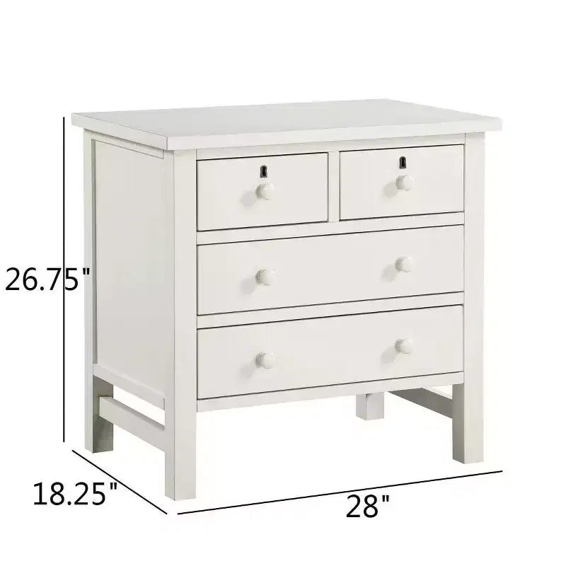 Table de chevet 4 tiroirs