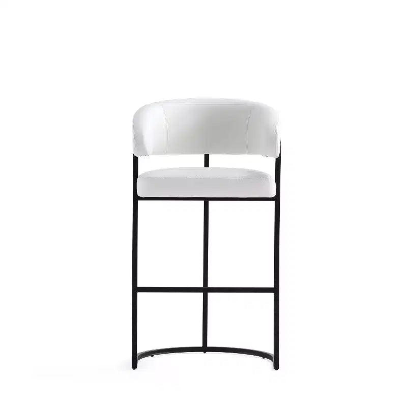 Tabouret de bar moderne en similicuir