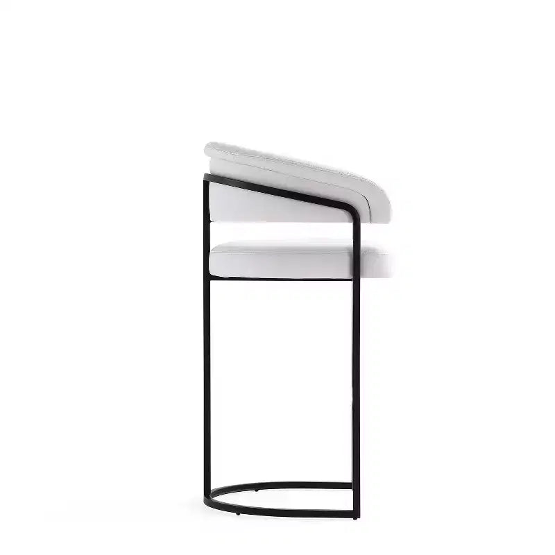 Tabouret de bar moderne en similicuir
