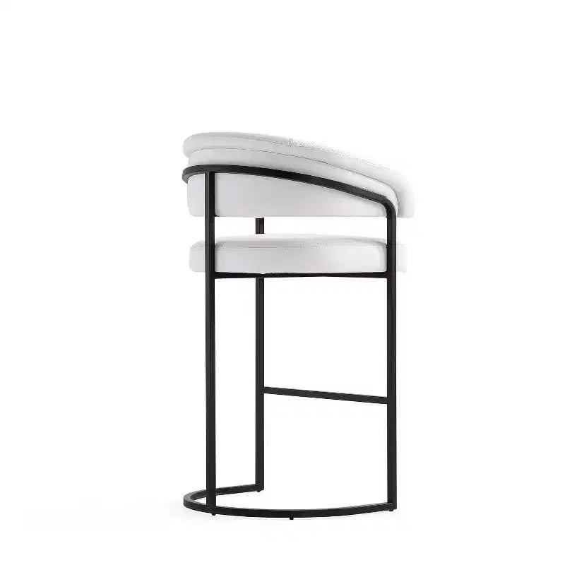 Tabouret de bar moderne en similicuir