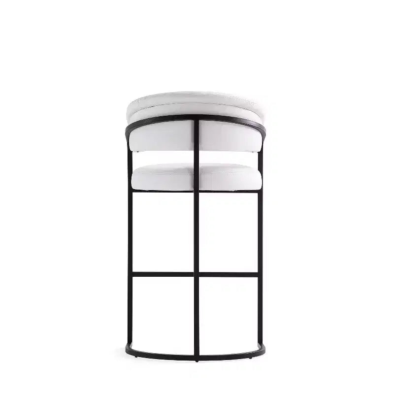Tabouret de bar moderne en similicuir