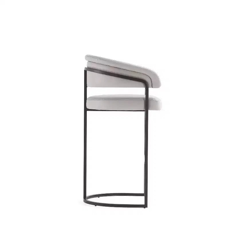 Tabouret de bar moderne en similicuir