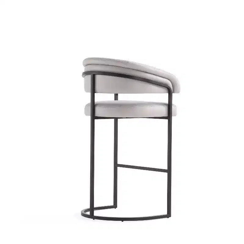 Tabouret de bar moderne en similicuir
