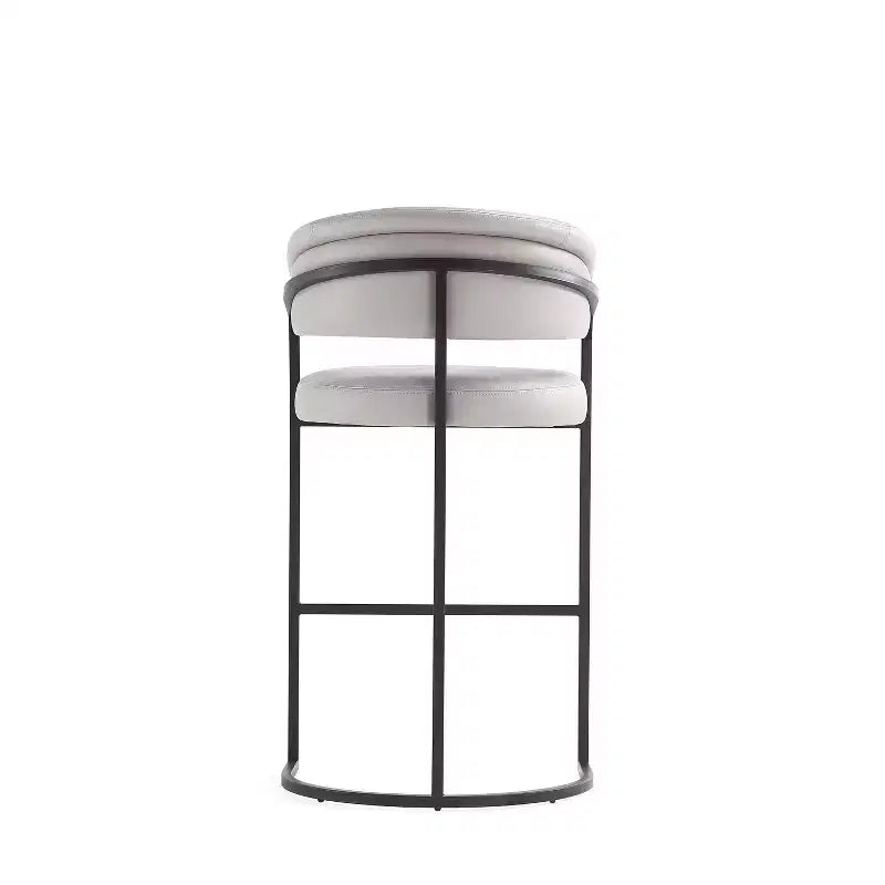 Tabouret de bar moderne en similicuir