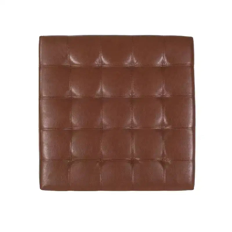 Banquette de rangement en similicuir