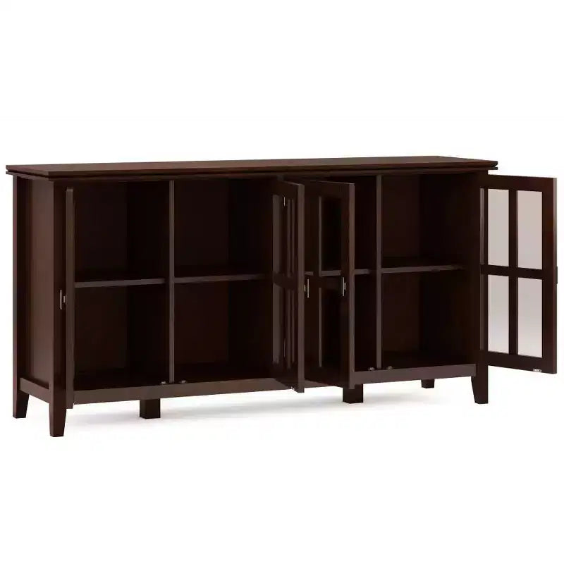 Armoire de rangement large à 4 portes