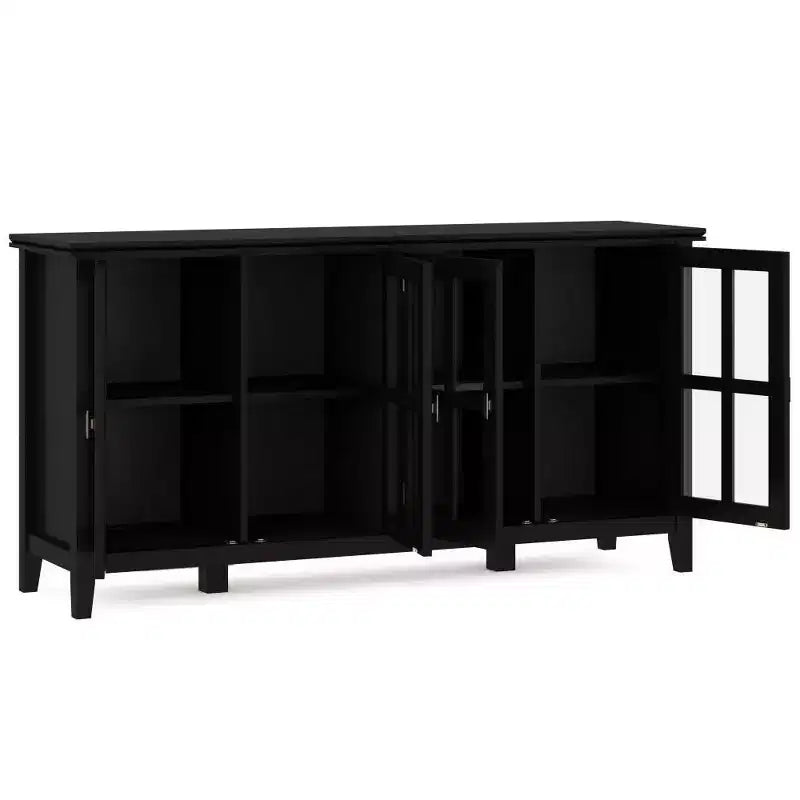 Armoire de rangement large à 4 portes