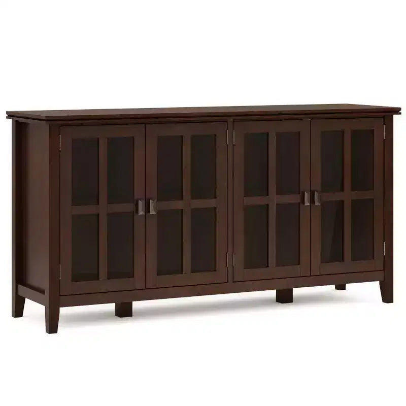 Armoire de rangement large à 4 portes