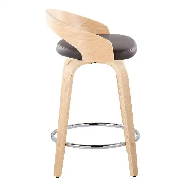 Ensemble de 2 tabourets de bar pivotants de 24 pouces