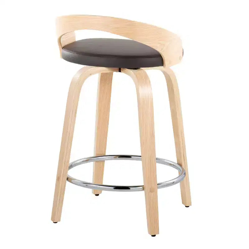Ensemble de 2 tabourets de bar pivotants de 24 pouces