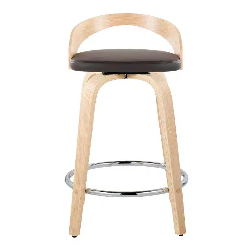 Ensemble de 2 tabourets de bar pivotants de 24 pouces